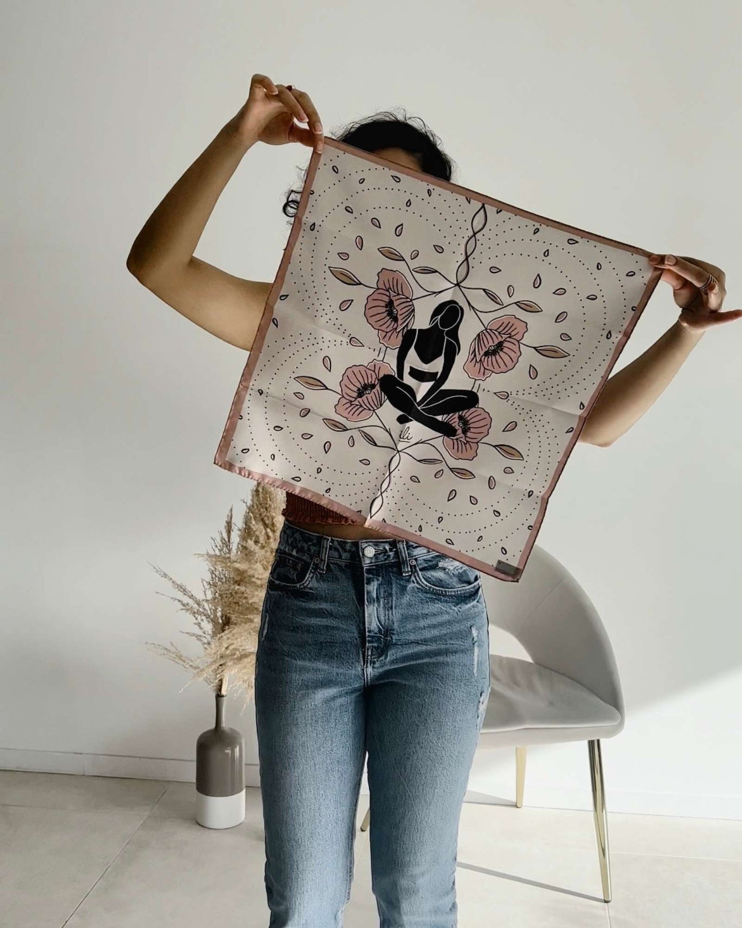 Silk Scarf Bloom